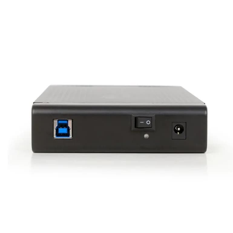 RACK extern GEMBIRD, extern pt. HDD, 3.5 inch, S-ATA, interfata PC USB 3.0, aluminiu, negru, "EE3-U3S-3" — miniatură