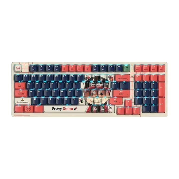 Tastatura gaming Bloody "AT98" Alpha Optical Switch Performance Keyboard USB Proxy Boom, US Layout "AT98 Proxy Boom" 4711421 000765 — miniatură