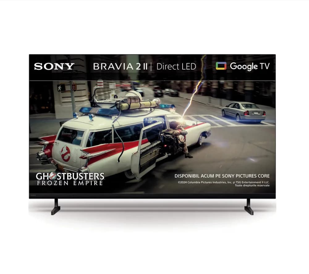 Televizor Sony BRAVIA 2 II LED 43S25M2, 108 cm, Smart Google TV, 4K Ultra HD, Clasa E (Model 2026)