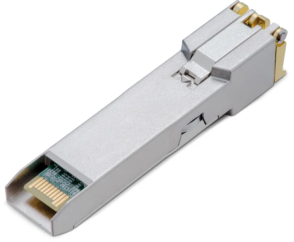 Modul SFP+ TP-Link 10G BASE-T RJ45 SFP+, 10GBASE-T: UTP cat.6a or above (max. 30m), "TL-SM5310-T" — miniatură