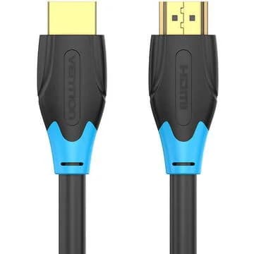 Cablu video Vention, HDMI(T) la HDMI(T), 3m, rezolutie maxima 4K la 60Hz, conectori auriti, cupru, invelis PVC, negru, "AACBI" - 6922794732674