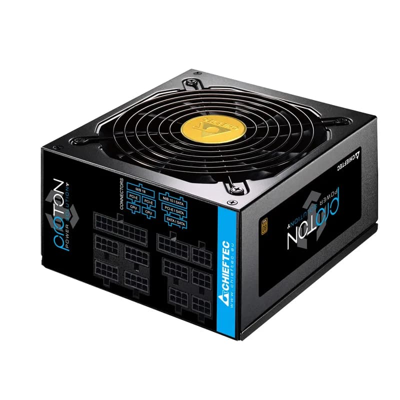 SURSA Chieftec PROTON 1000 W, modulara, certificare 80 Plus Bronze, ventilator 140 mm x 1, PCI-E 6+2 pin x 2, SATA x 6, "BDF-1000C"