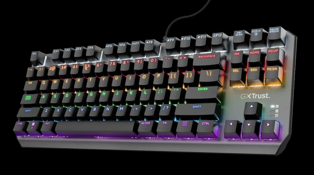 Tastatura Mecanica Gaming Trust GXT 834 Callaz, USB, negru — miniatură