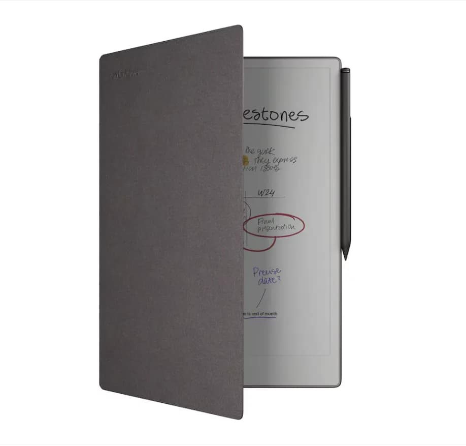 reMarkable Paper Pro with MarkerPlus and Book Folio Pro (Basalt) — miniatură