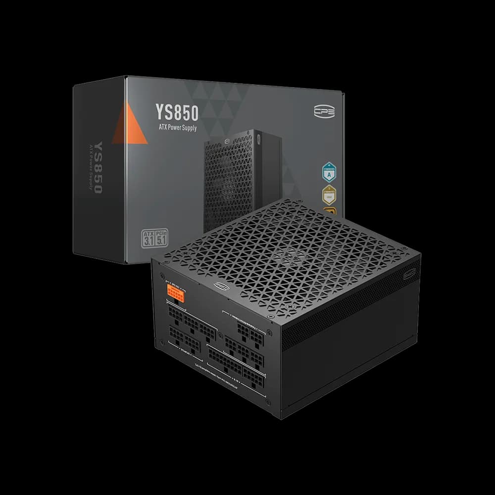 SURSA PCCooler "YS850", 850W, certificare 80Plus Gold, modular, PFC+Full Bridge SRCLLC+DC to DC, fan 135mm, negru, "P5-YS850-G1F" — miniatură