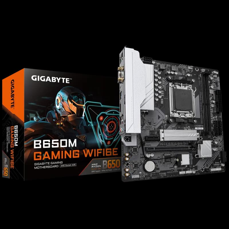 Placa de baza Gigabyte B650M GAMING WIFI6E, Socket AM5, DDR5, Micro-ATX