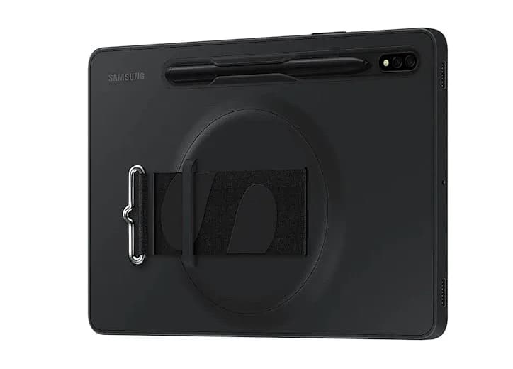 Galaxy Tab S8 / S7; Strap Cover; Black "EF-GX700CBEGWW" — miniatură