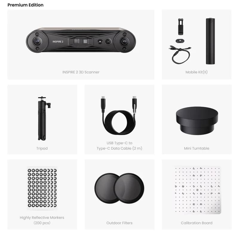Scaner 3D Revopoint INSPIRE 2 (INSPIRE-2-STANDARD-EDITION) — miniatură
