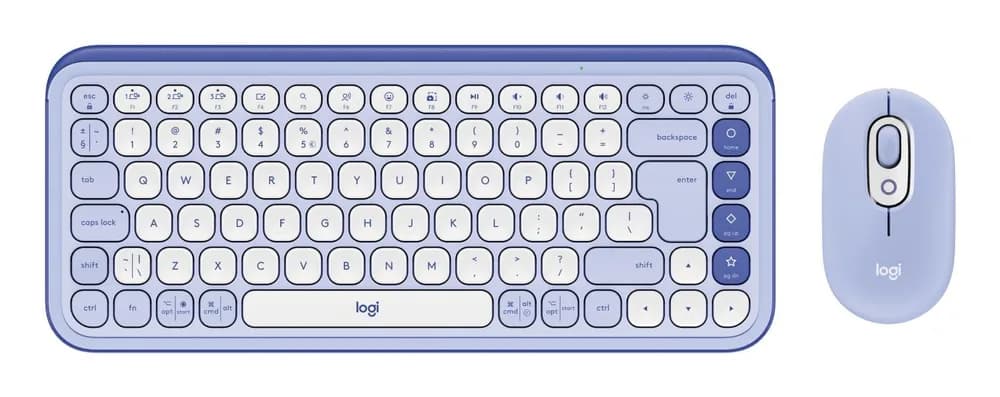LOGITECH POP ICON COMBO - LILAC - US INTL - BT - INTNL-973 "920-013078"