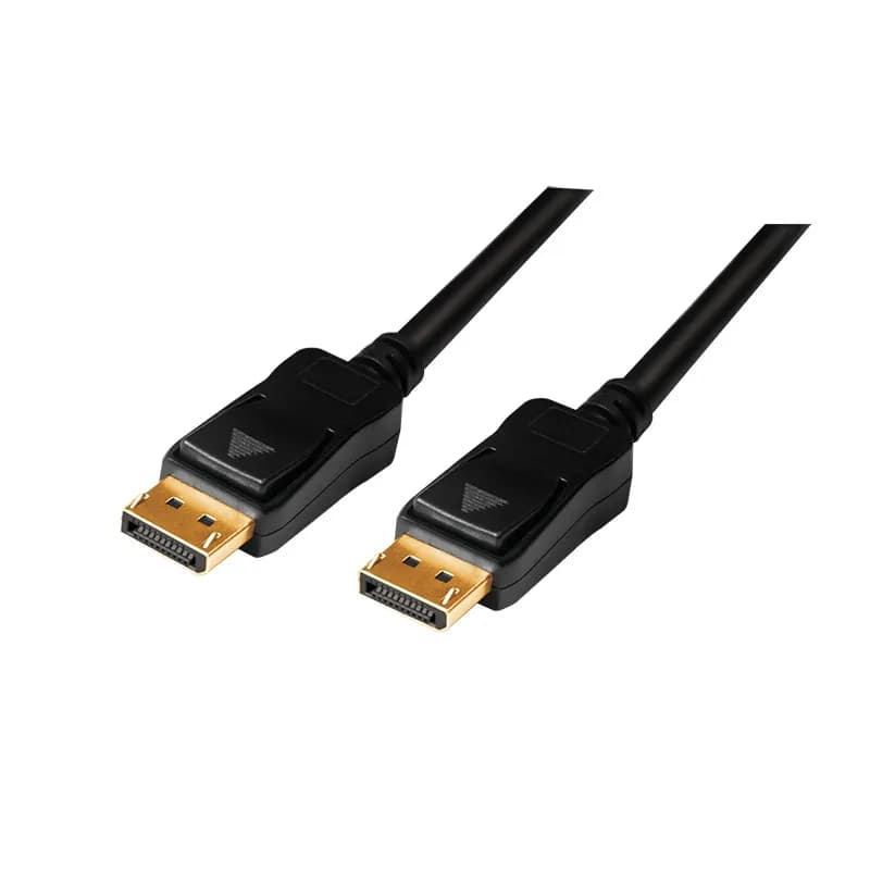 CABLU video LOGILINK, DisplayPort (T) la DisplayPort (T), 20m, conectori auriti, rezolutie maxima 4K (3840 x 2160) la 60 Hz, negru, "CV0114"