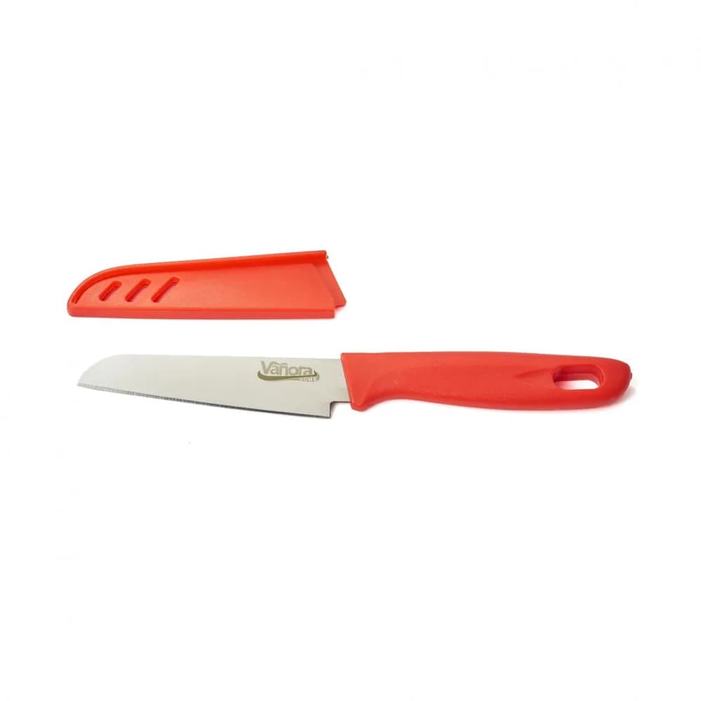CUTIT CU TEACA 9.5 CM, VANORA HOME (mix 4 culori in bax - 3 albastre, 3 galbene, 3 rosii, 3 verzi) — miniatură