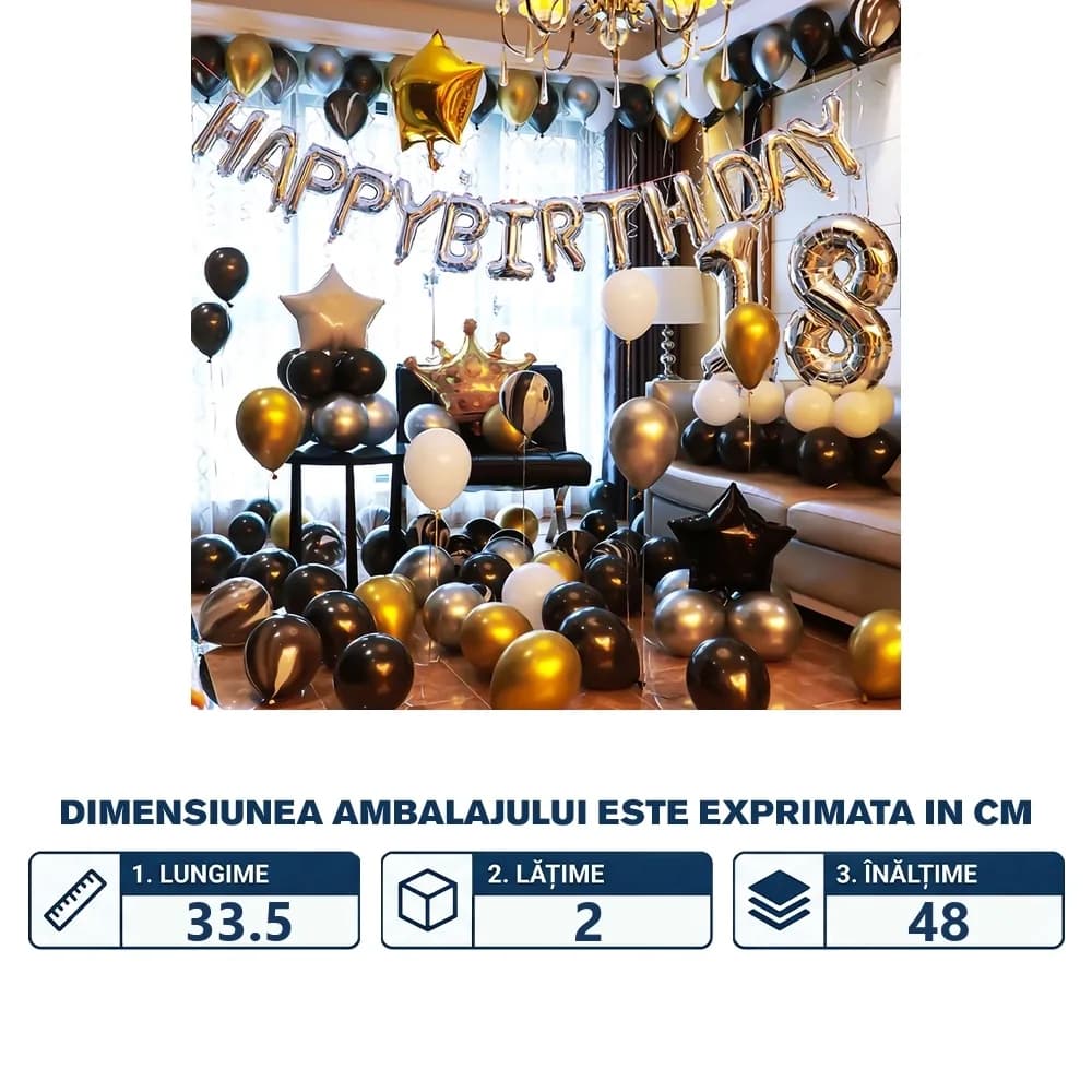Set baloane pentru arcada — miniatură