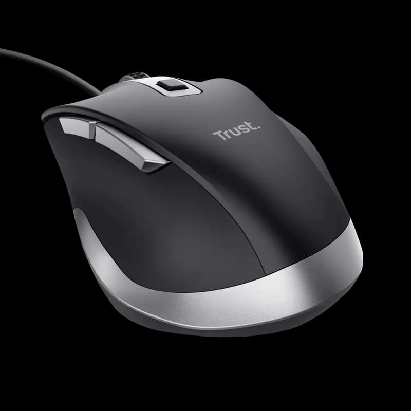 Mouse Trust Fyda, 5000 DPI, Negru — miniatură