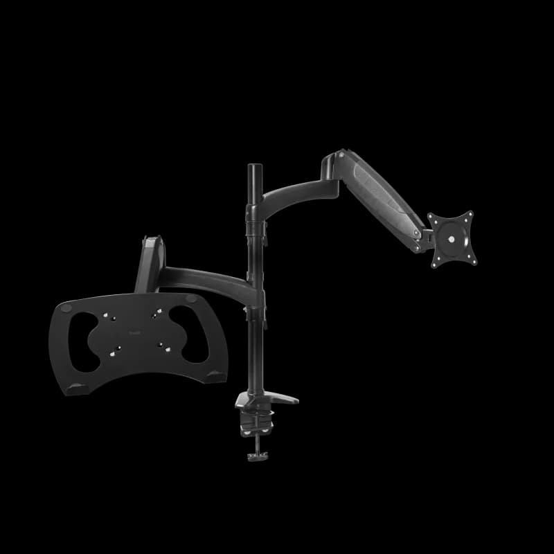 Brat monitor/laptop Trust Mara, greutate maxima suportata 16 kg, VESA 75x75mm, 100x100mm, dimensiune maxima laptop 32 "
