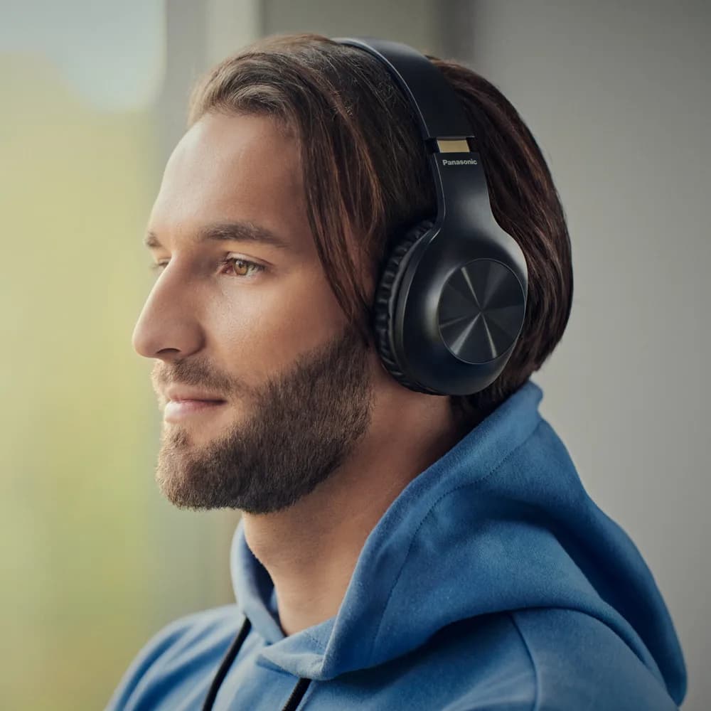 Casti, Panasonic, Over Ear Bluetooth 5.0, Autonomie 23 ore, Negru, RB-HX220BDEK "RB-HX220BDEK" — miniatură