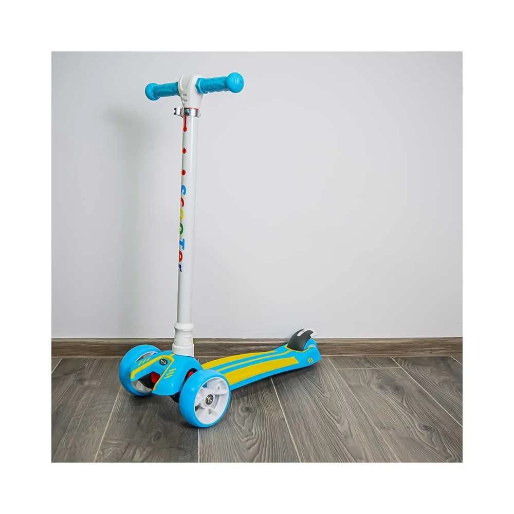 Trotineta cadru metal, 3 roti — miniatură