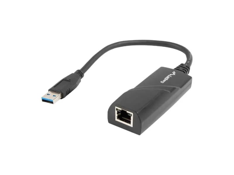 Adaptor rețea USB  RJ45  USB 3.0, 1x RJ45 1 Gb, cu cablu