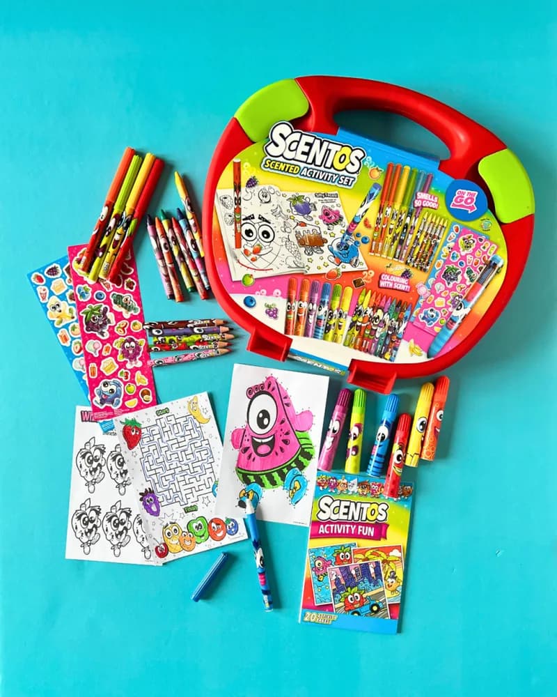 SET CREATIV PARFUMAT INTR-O VALIZA PORTABILA, SCENTOS — miniatură