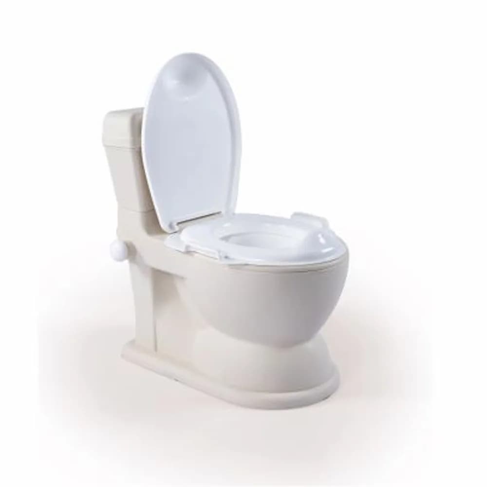 Olita tip WC, cu sunet, XL, 2 in 1, Bej - DOLU