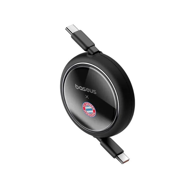 CABLU alimentare si date Baseus Free2Pull Mini, Fast Charging Data Cable pt. smartphone, retractabil, USB Type-C la USB Type-C 100W, 1.5m, negru "P10364500113-00" - 6932172668648 — miniatură