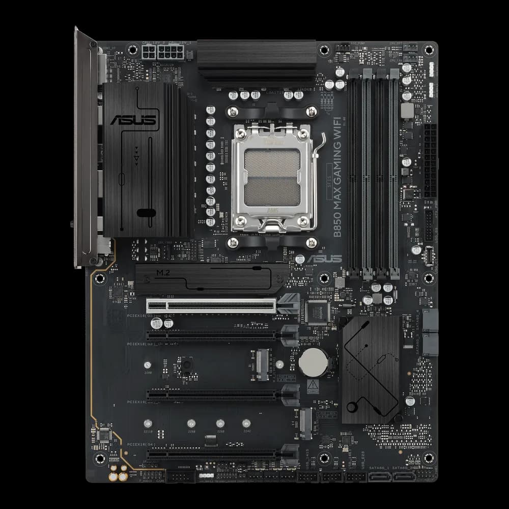 Placa de baza Asus B850 MAX GAMING WIFI, AM5, DDR5, Negru "B850 MAX GAMING WIFI"