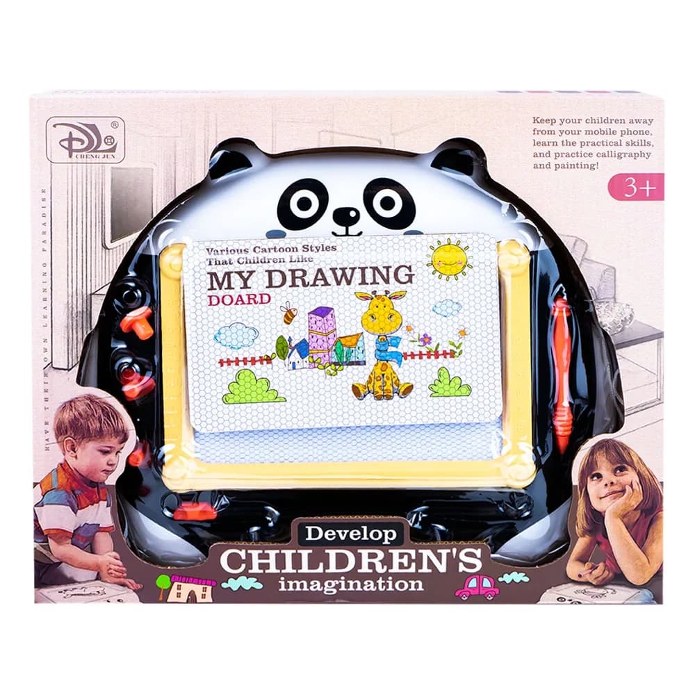 Tablita magica + stampile, Panda — miniatură