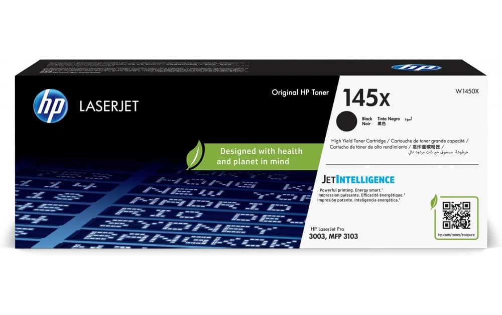 Toner Original HP Black, nr.145X, pentru Laser Jet 3003dn|3003dw|MFP 3103fdn|3103fdw, 4k, incl.TV 1.2incl.TV "W1450X"
