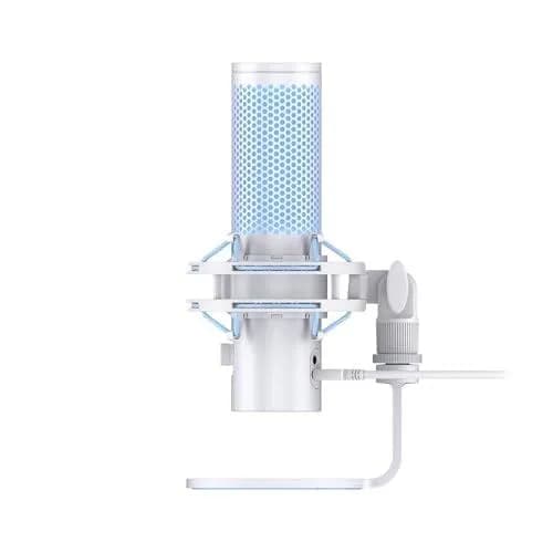 Microfon HyperX QuadCast 2 Frost, tip Condenser, USB, LED backlight, noise reduction — miniatură