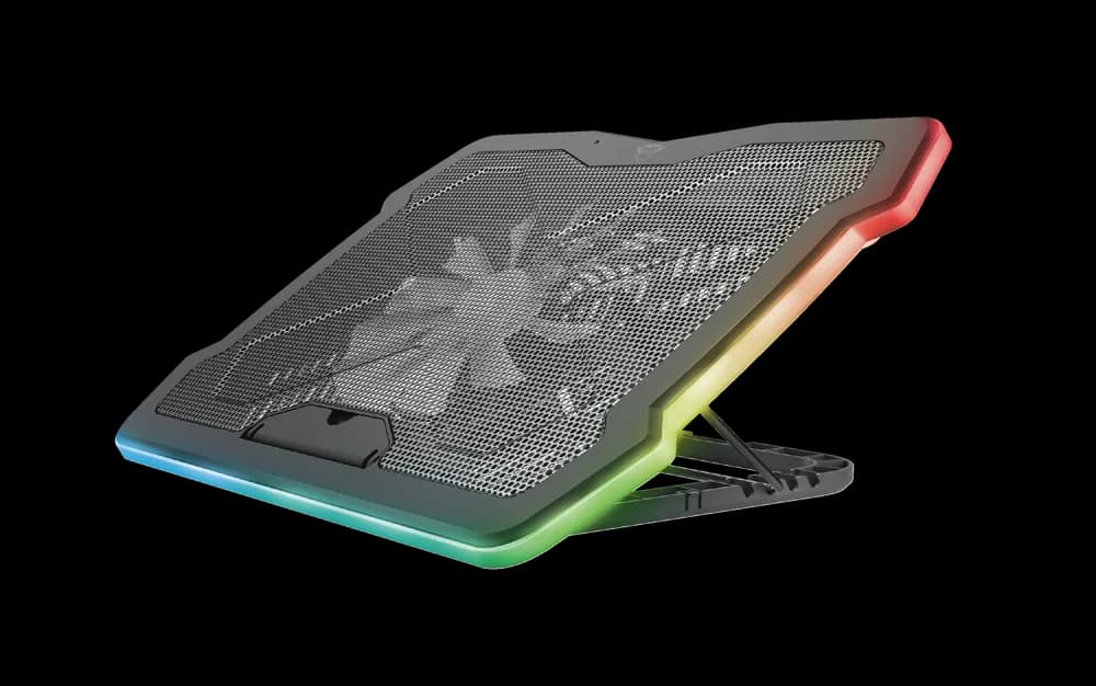 Stand racire Laptop Trust GXT 1126 Aura Multicolour-illuminated, negru