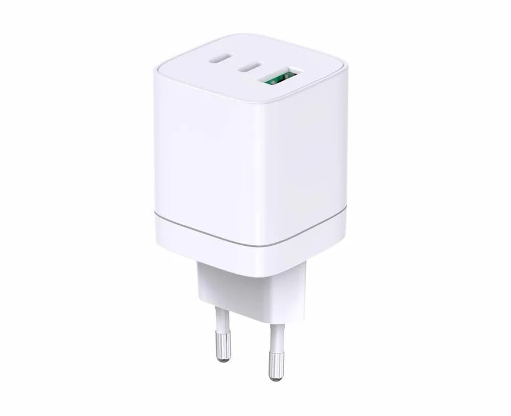 INCARCATOR SERIOUX 65W 2xUSB-C & USB-A de perete, Ieșire USB-C: C1 și C2: 5V/3A, 9V/3A, 12V/3A, 15V/3A, 20V/3,25A (65W) PPS: 5-11V/5A, (55W), A1: 5V/4,5A, 9V/3A, 12V/2,5A, 20V/1,5A(30W) C1+C2: 45W+20W (max. 65W), C1+A1: 45W+18W (max. 63W ) C2+A1: 7,5W+7,5W (max. 15W), C1+C2+A1: 45W+7,5W+7,5Wmax. 60W