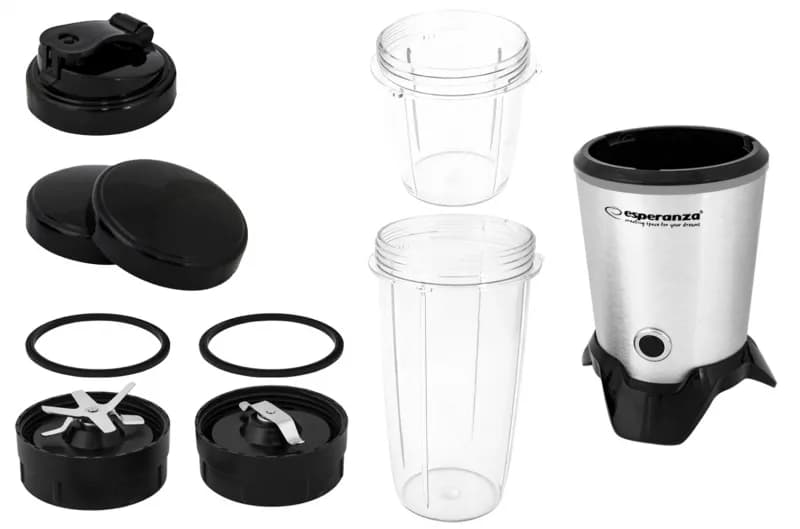 Blender Esperanza Nutri Master EKM028 1000W 1l Argintiu "EKM028" — miniatură