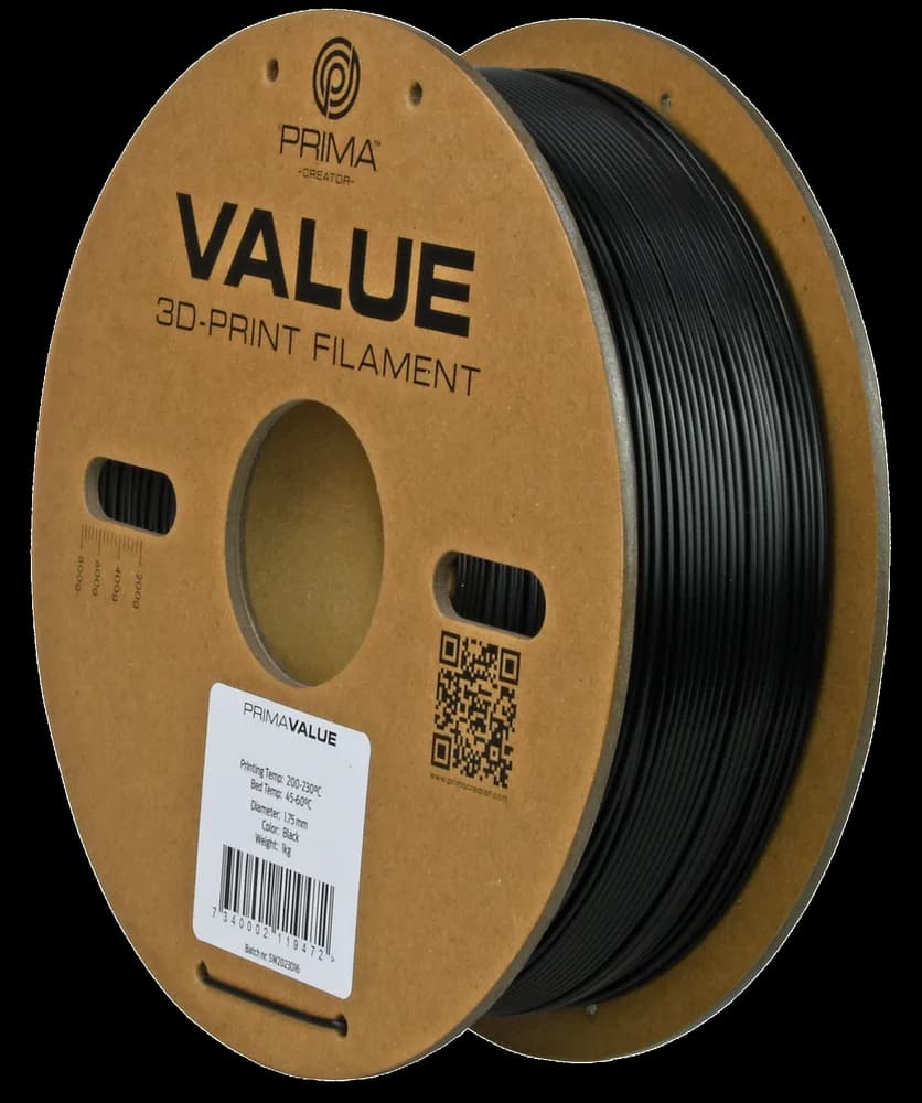 Filament PrimaCreator PrimaValue ABS – 1,75 mm, 1 kg (PV24-ABS-175-1000-WH)