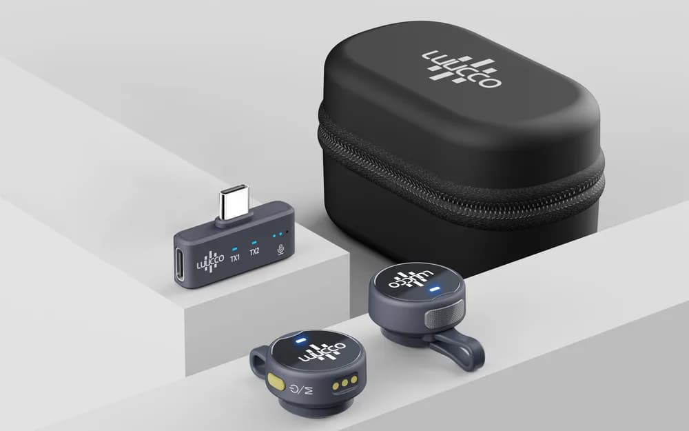 Microfon Lavaliera Wireless Luucco AirWave Pro-K2, USB-C