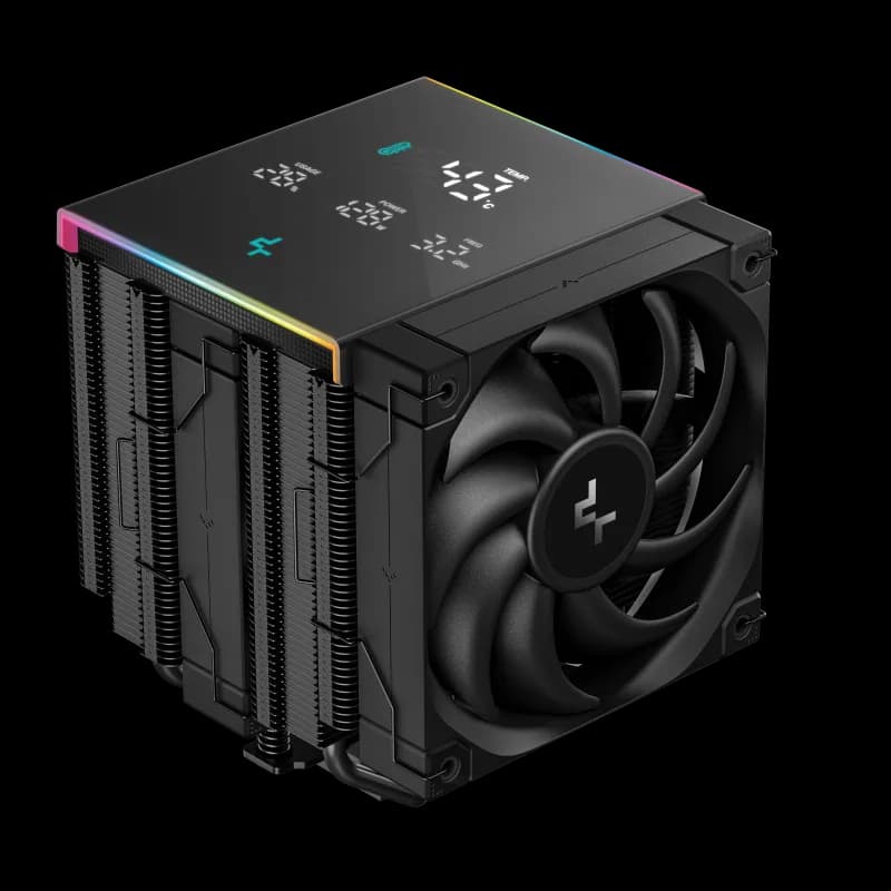 Cooler Procesor DEEPCOOL AK620 Digital PRO, Aer, 12 cm, 2 ventilatoare, aRGB