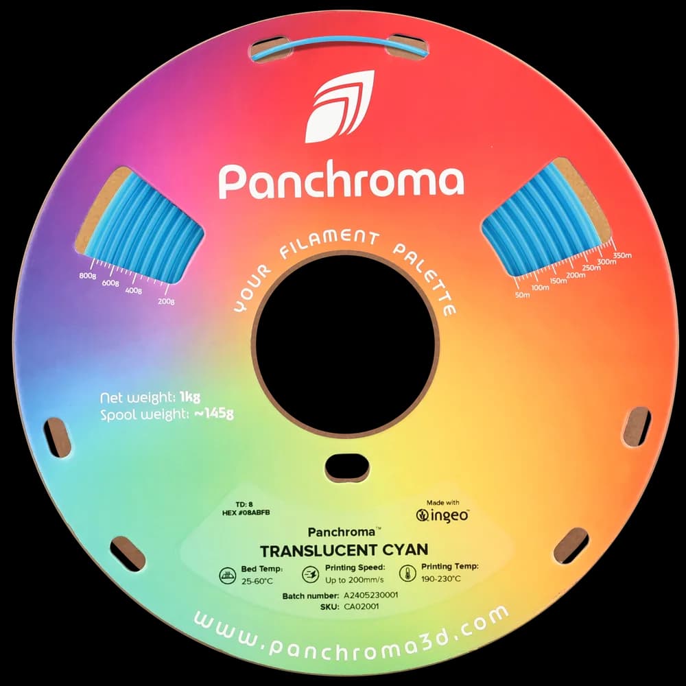 Filament Polymaker Panchroma PLA Translucent (CA02002) — miniatură