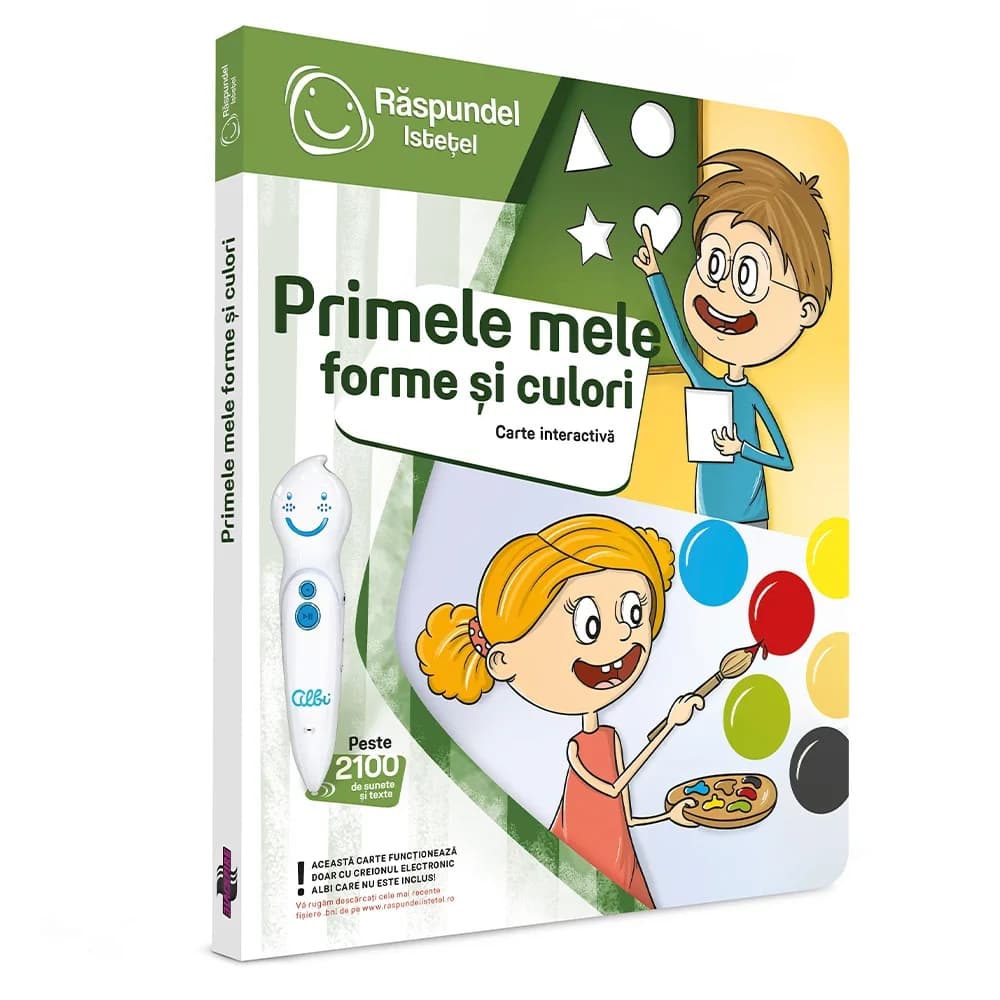 Raspundel Istetel, Carte - Primele mele forme si culori, ALBI - BLACKFIRE — miniatură