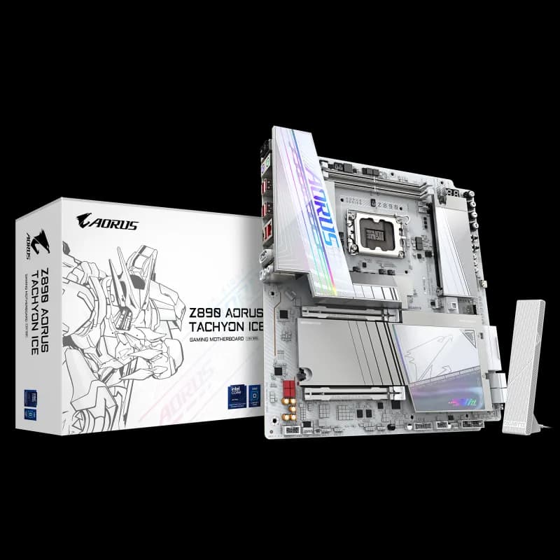 Placa de baza Gigabyte Z890 AORUS TACHYON ICE, Socket 1851, DDR5, E-ATX