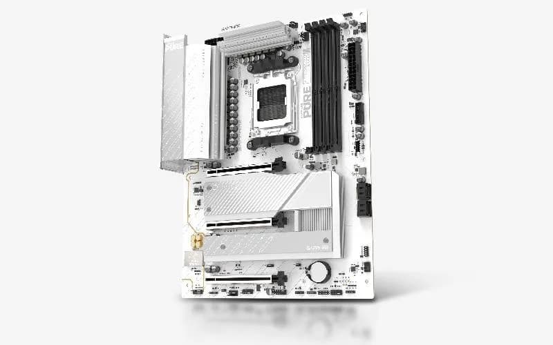 Placa de baza Sapphire PURE B850M WIFI7, Socket AM5, DDR5, ATX — miniatură