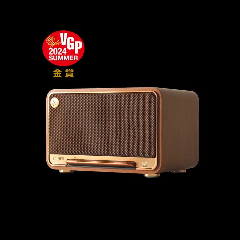 BOXE EDIFIER desktop bluetooth, RMS: 60W (2 x 15W, 1 x 30W), Bluetooth 5.3, AUX, Wi-Fi, USB-C, brown, "D32-BR"