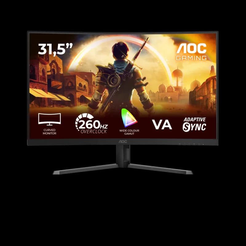 Monitor Gaming AOC C32G42ZE, 31.5", 1920 x 1080 pixeli, Black, Red