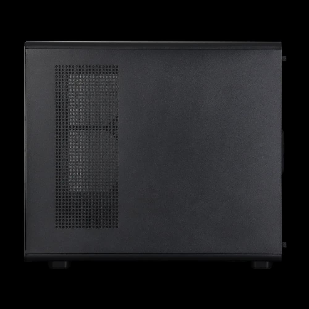 CARCASA Zalman "M5", mini tower, gaming, fara sursa, suporta 12xfan, 4xfan inclus, PSU shroud, afisaj electronic, USB Type-C x 1, USBx2, audio+mic, 4 sloturi expansiune, negru, "M5 Black" — miniatură