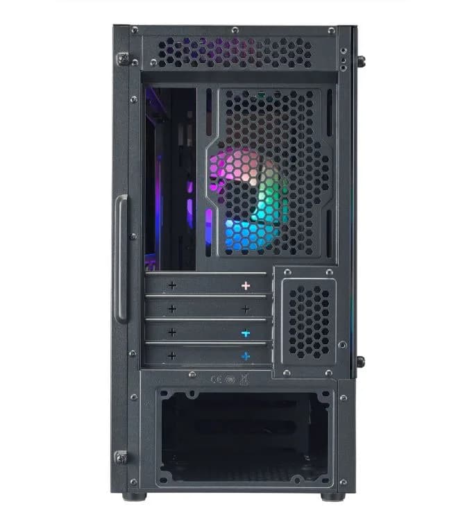 CARCASE Cooler Master MasterBox MB320L ARGB with Hub, MATX,Transparent front bezel,U3x2,TG side panel,ARGB fanx2,w/ARGB Hub, "MCB-B320L-KGNN-S02" — miniatură
