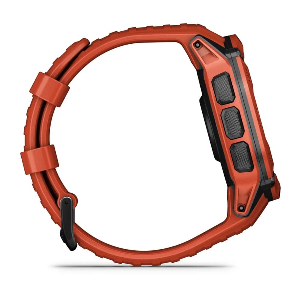 Smartwatch Instinct 2X Solar 2.79cm (1.1") MIP, 50mm, Digital, 176x176px, Touchscreen Graphite GPS (satellite), Rosu"010-02805-01" — miniatură