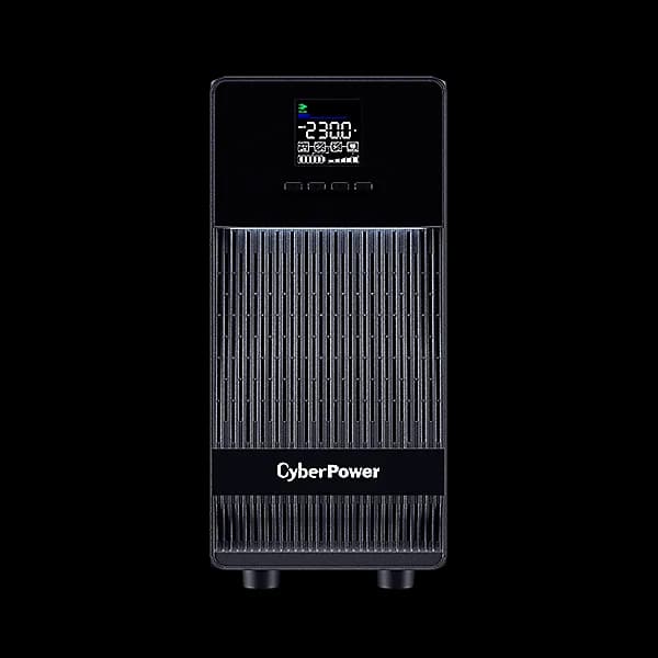 UPS CYBER POWER Online dubla conversie cu Sinusoida Pura, slim tower, 3000VA 2700W, 2xIEC C13 4xSchuko, 6x 12V/9Ah, USB,RS232, Slot SNMP, GreenP, seria OLS, "OLS3KECR"