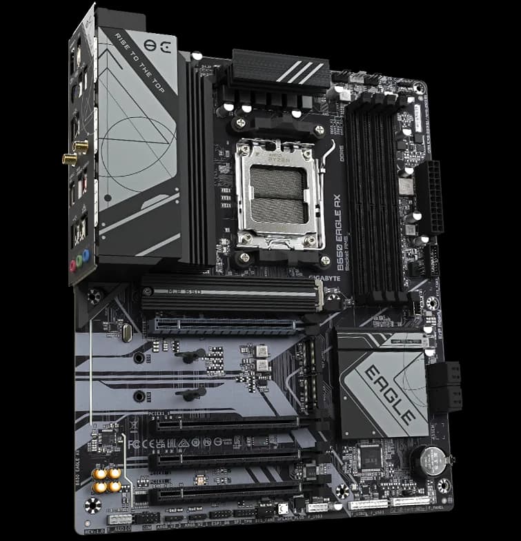 Placa de baza Gigabyte B650 EAGLE AX, Socket AM5, DDR5, ATX — miniatură