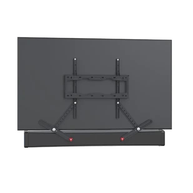 Suport Ajustabil pentru montare Soundbar la suport TV, suporta pana la 6.5kg, negru — miniatură