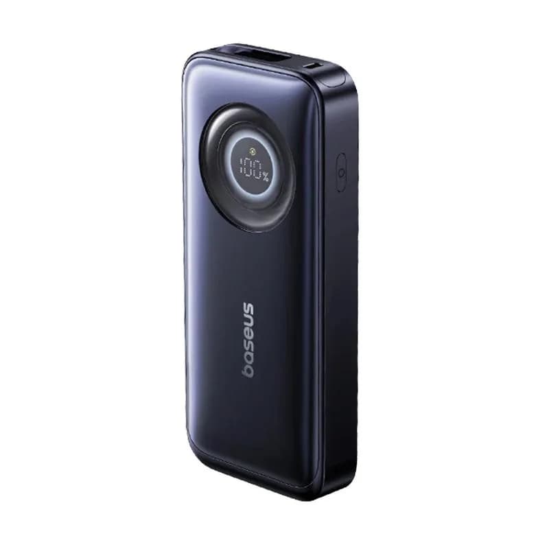 POWER BANK Baseus EnerCore Power, capacitate 20000mAh 67W, 2 x USB Type-C, cablu retractabil USB Type-C 80cm, display, negru "E0027H00" - 6932172691929 — miniatură