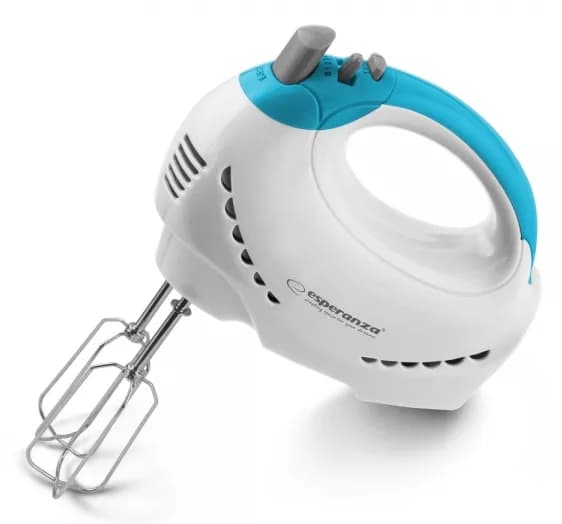 Mixer de mana Esperanz Tiramisu EKM010 300W Alb/Albastru "EKM010" — miniatură