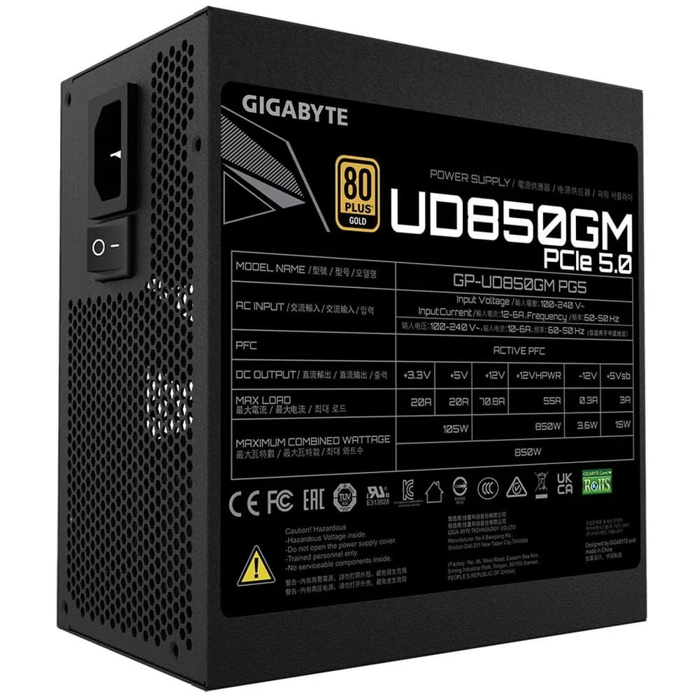 Sursa GIGABYTE GP-UD850GM PG5 "GP-UD850GM PG5" — miniatură