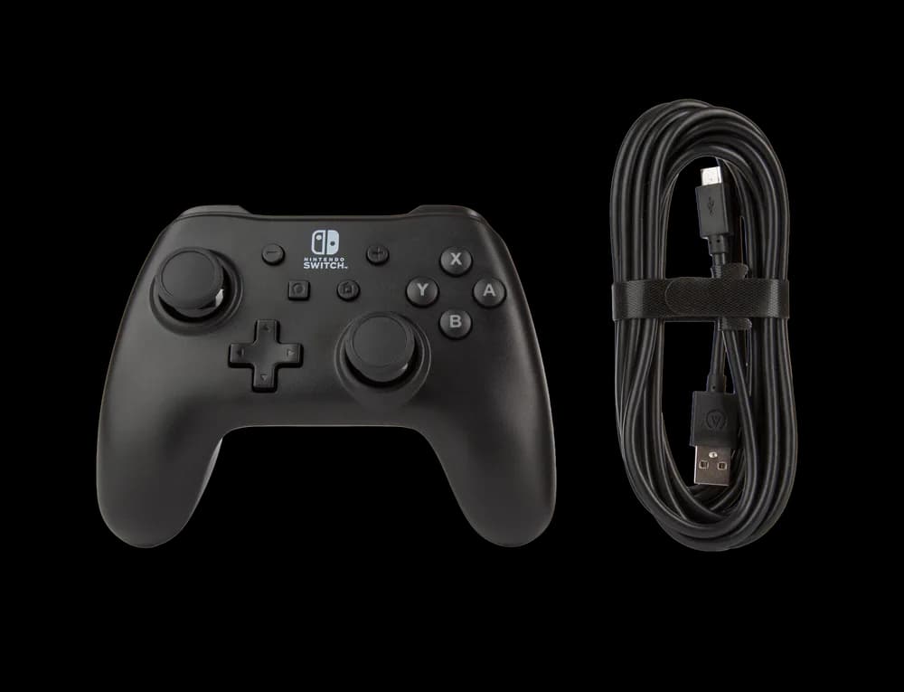 CONTROLLER PowerA, cu fir, pentru Nintendo Switch, negru, "1511370-02" — miniatură